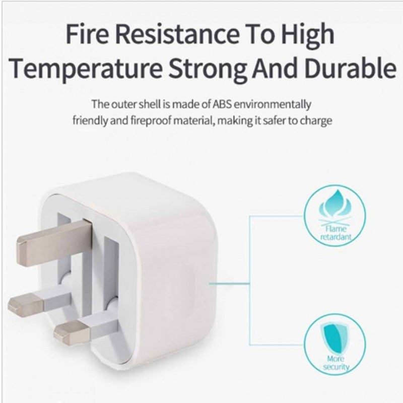 25W iPhone USB-C PD Power Adapter – Fast Charger with UK 3-Pin Plug(Original 1 Year Warranty)