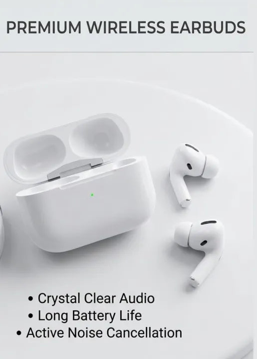 Wireless Earphones Premium HD Sound & Long Battery Generic Wireless