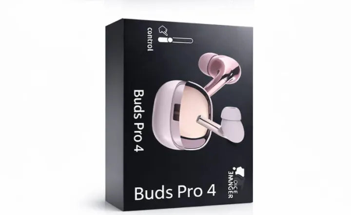 Buds pro 4 , Wireless TWS Earbuds, Hi-Fi Sound & Long Battery Life , Premium Quality