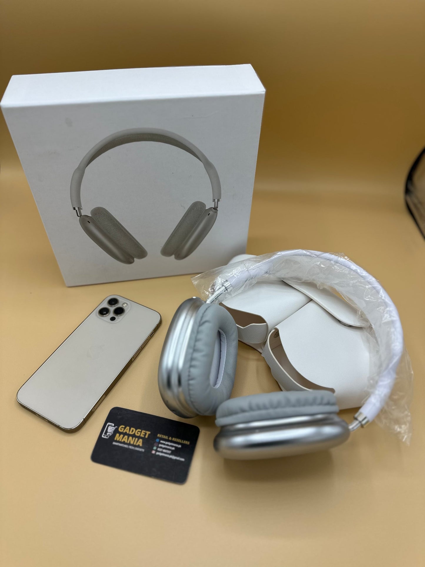 Airpods Max 2 Master Clone | Wireless Headphone Premium | Pop Up,Crown Working & Free Leather Case (IOS+ Android Feels Like Original)