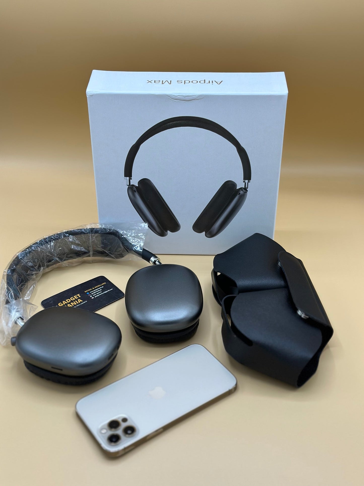 Airpods Max 2 Master Clone | Wireless Headphone Premium | Pop Up,Crown Working & Free Leather Case (IOS+ Android Feels Like Original)